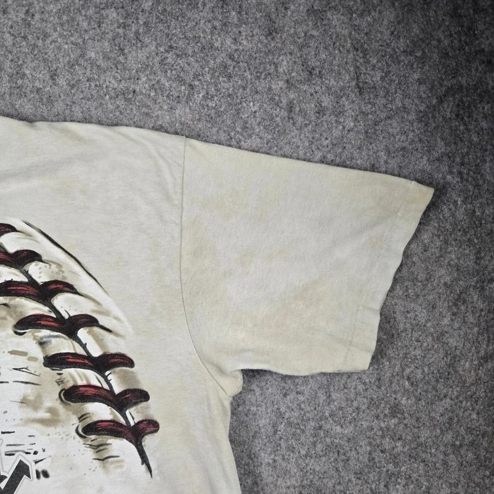Liquid Blue Chicago White Sox Shirt Mens XL Tan Baseball Graphic Tee MLB 2014